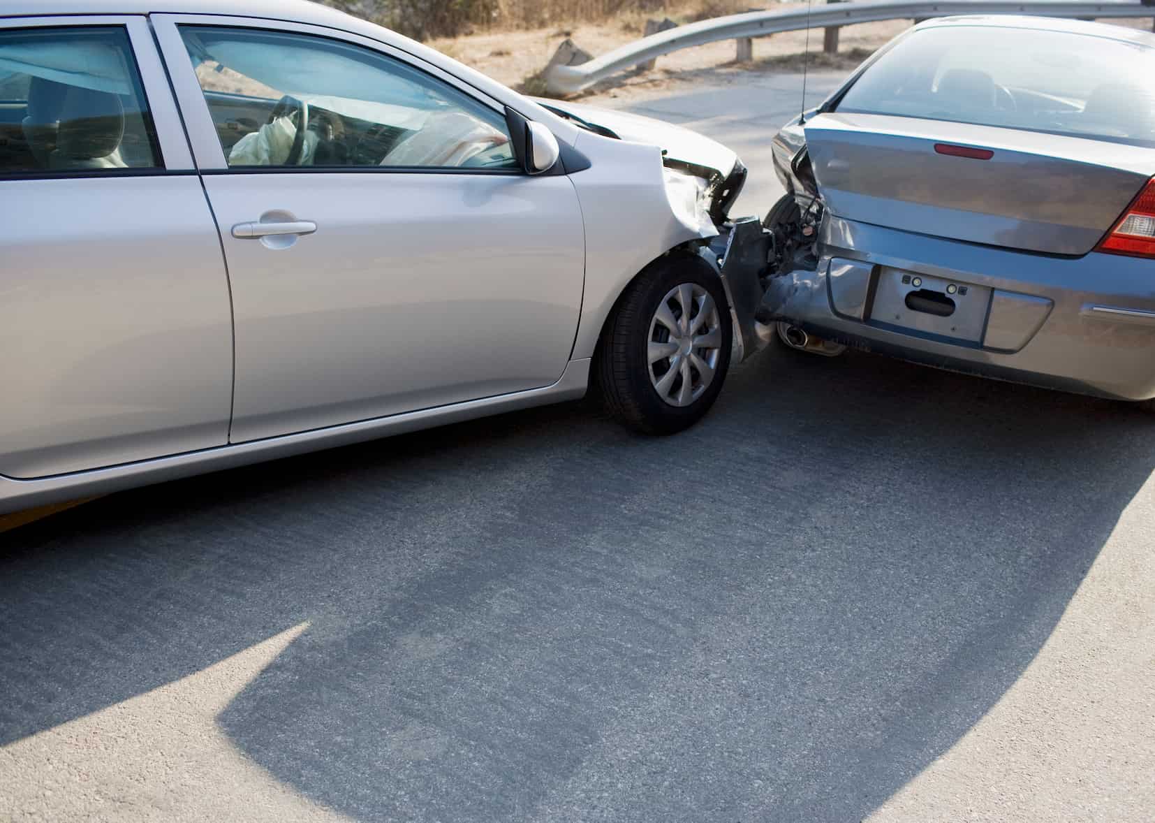 Rear end collision in Peachtree Corners