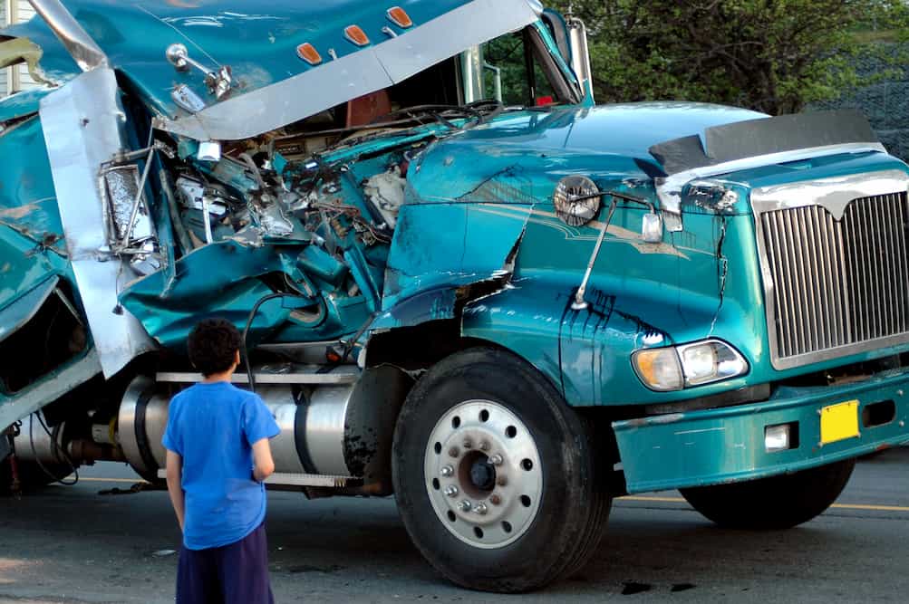 semi truck accident in Peachtree Corners, GA